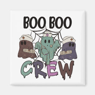 Krankenschwester Halloween Boo Boo Crew Geist Magnet