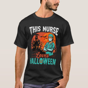 Krankenschwester Halloween Grusel Gesundheitspfleg T-Shirt
