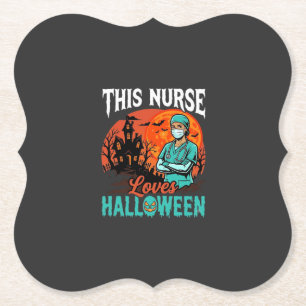 Krankenschwester Halloween Grusel Gesundheitspfleg Untersetzer