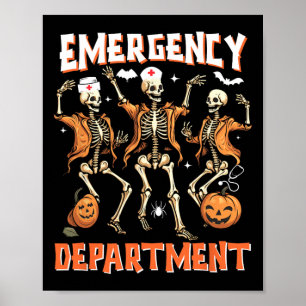 Krankenschwester Halloween-Zimmer Notaufnahme Lust Poster