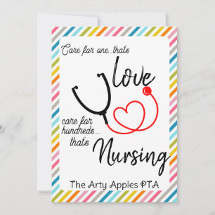 Krankenschwester HCA Aufwertung Woche Aufkleber Gi Feiertagskarte