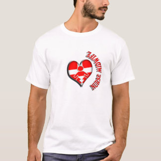 KRANKENSCHWESTER-HEBAMME-HERZ-MEDIZINISCHES SYMBOL T-Shirt