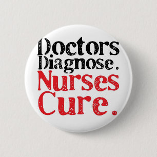 Krankenschwester-Heilung Button