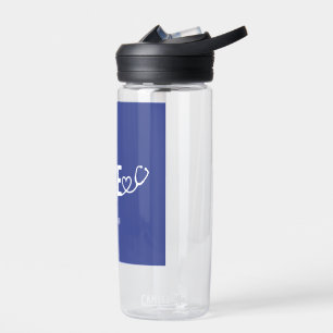 Krankenschwester Herz Stethoskop Minimalistischer Trinkflasche
