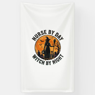 Krankenschwester Hexe Halloween Vintage Grusel Sch Banner