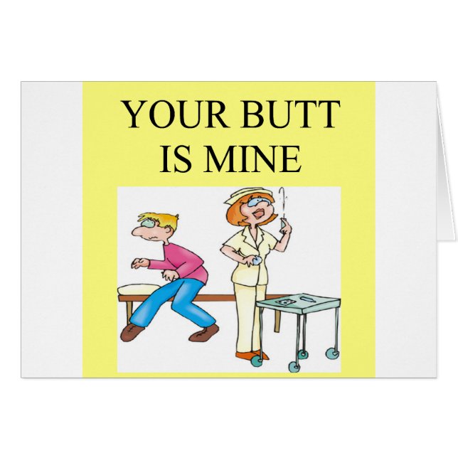 Krankenschwester-Hinternwitz (Vorderseite (Horizontal))