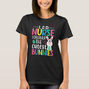 Krankenschwester I liefert den Niedlichen Bunnies T-Shirt