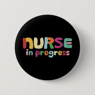 Krankenschwester in Ausbildung Button