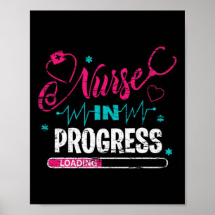 Krankenschwester in Ausbildung Krankenpflege Spaß Poster