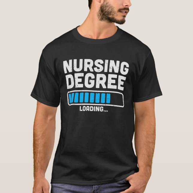 Krankenschwester in der Ausbildung von Ladebatteri T-Shirt (Vorderseite)