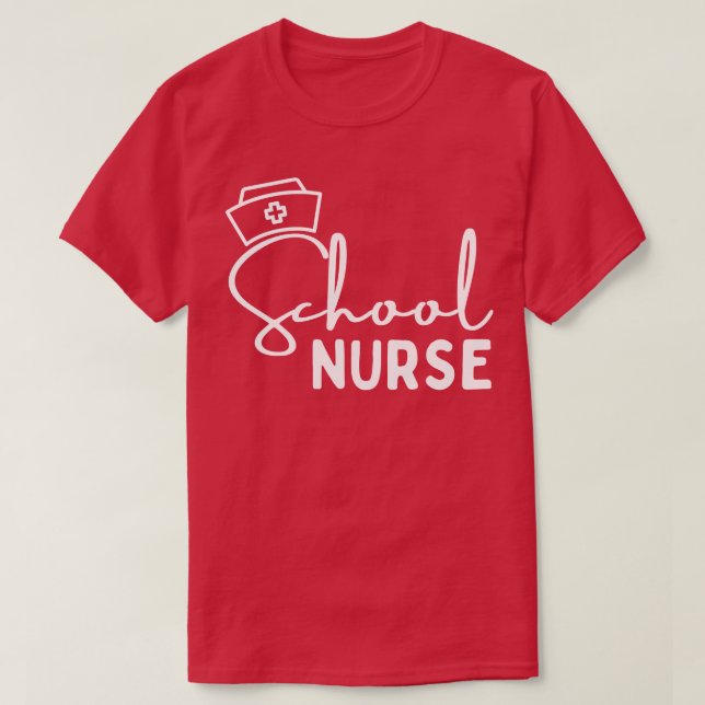 Krankenschwester in der Schule 12 T-Shirt (Design vorne)