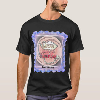 Krankenschwester in lebender Liebe T-Shirt