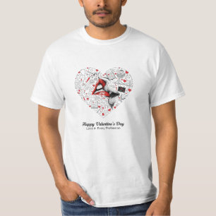 Krankenschwester Ingenieur Lehrer Berufsvalentinst T-Shirt