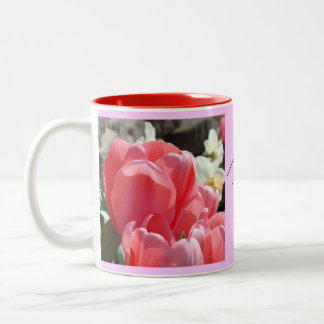 KRANKENSCHWESTER-Kaffee-Tassen rosa Zweifarbige Tasse