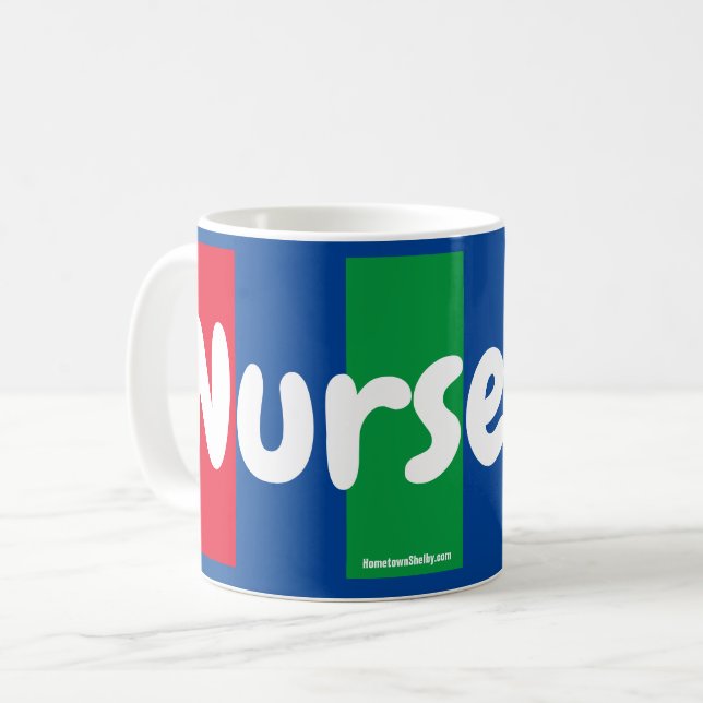 Krankenschwester-Kaffeetasse Kaffeetasse (Vorderseite Links)