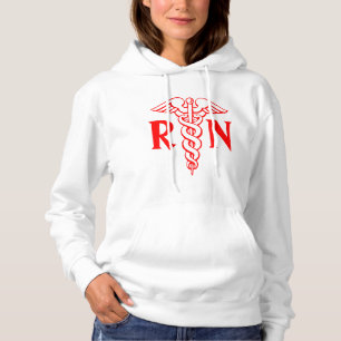 Krankenschwester-Kapuzenpullis RN mit Hoodie