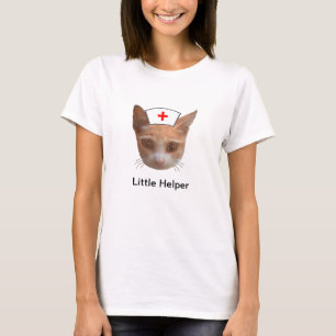 Krankenschwester Kätzchen kleine Helferin T-Shirt
