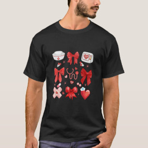 Krankenschwester Kokette Schleife Cute Krankenhaus T-Shirt