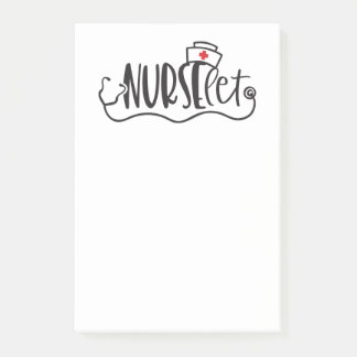 Krankenschwester Krankenschwester Post-it Klebezettel