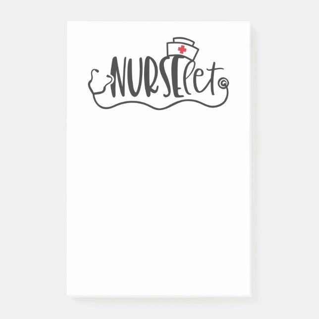 Krankenschwester Krankenschwester Post-it Klebezettel (Vorderseite)