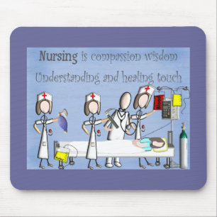 Krankenschwester-Kunst-Geschenke Mousepad