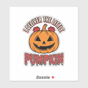 Krankenschwester-Kürbis-Halloween-Liefer-Shirt-Des Aufkleber
