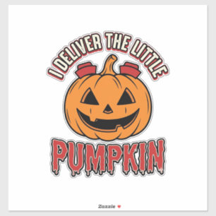 Krankenschwester-Kürbis-Halloween-Liefer-Shirt-Des Aufkleber