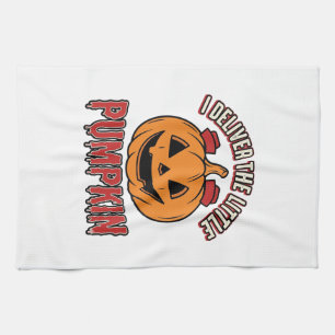 Krankenschwester-Kürbis-Halloween-Liefer-Shirt-Des Geschirrtuch