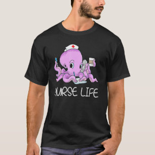 Krankenschwester Leben I Oktopus Krankenpflege Kra T-Shirt