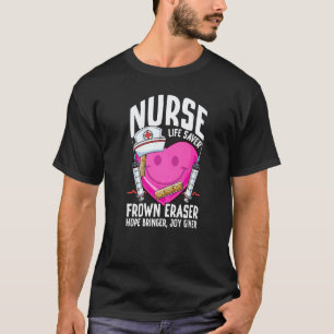 Krankenschwester Lebensretter Frown Eraser Kranken T-Shirt