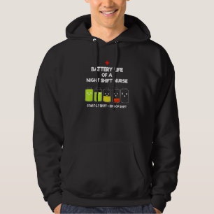 Krankenschwester Lebensretter nährt Energie-Nachts Hoodie