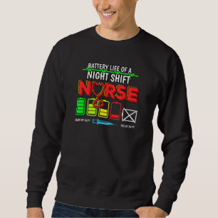 Krankenschwester Lebensretter nährt Energie-Nachts Sweatshirt