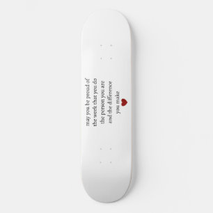 Krankenschwester Lehrerin Mutter Anerkennung stolz Skateboard