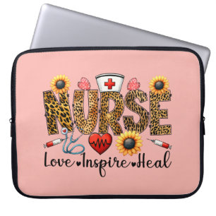 Krankenschwester, Liebe, Inspirier, Heilung Laptop Laptopschutzhülle