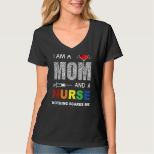Krankenschwester liebt ich eine Mama und ein Krank T-Shirt
