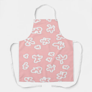 Krankenschwester-Logo-Küchen-Pflege Rosa Blüten Schürze