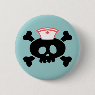 Krankenschwester-Lutschbonbon Button