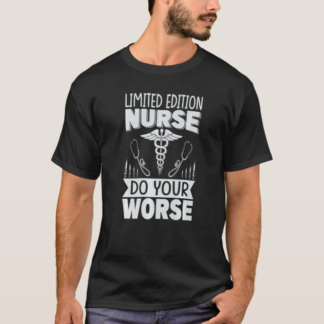 Krankenschwester macht Ihr schlimmeres Krankenhaus T-Shirt (Vorderseite)