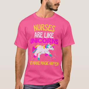 Krankenschwester Magisches Einhorn Magische Einhor T-Shirt