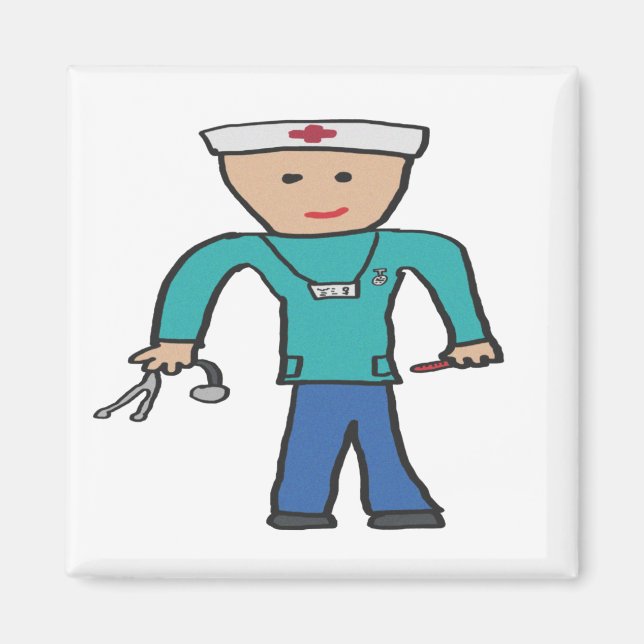 Krankenschwester Magnet (Vorne)