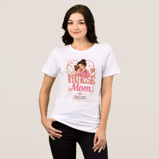 Krankenschwester-Mama Rosa Gold Sweatshirt Tri-Blend Shirt