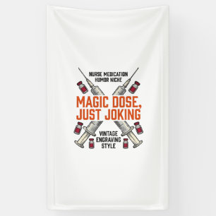 Krankenschwester-Medikament-Humor-Witchy-Dosis-Vin Banner
