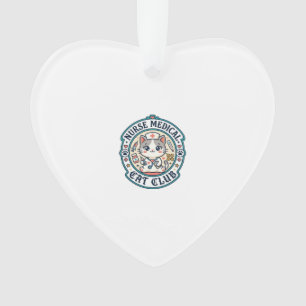 Krankenschwester Medizinische Katze Lustiges Katze Ornament