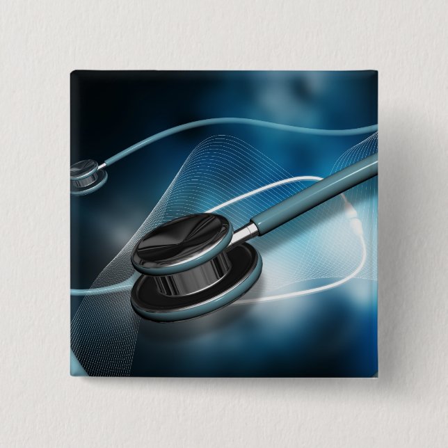 Krankenschwester-medizinische Stethoskope Button (Vorderseite)