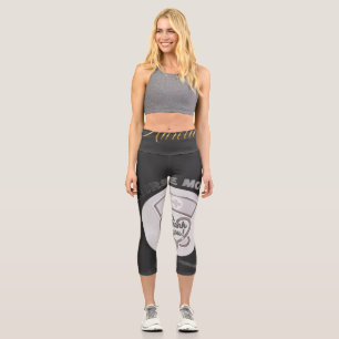 Krankenschwester-Modus Danke-Herz-Stethoskop-Desig Capri Leggings