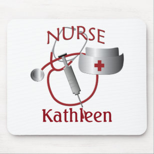Krankenschwester Name Nurse Custom Mousepad