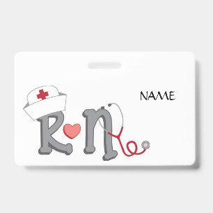 Krankenschwester Namensschild Ausweis