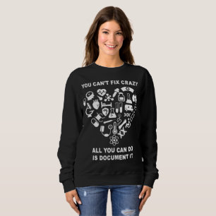 Krankenschwester-niedliche Herz-Krankenschwester Sweatshirt