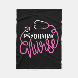 Krankenschwester - niedliche Kinderheilkunde Psych Fleecedecke