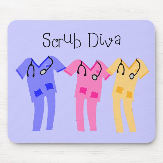 Krankenschwester oder medizinische Scub Mousepad (Vorne)